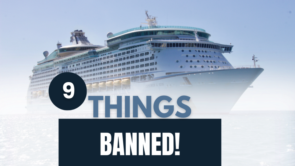Banned on cruises